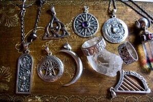 Talismans and amulets for good luck and well-being in the family. 