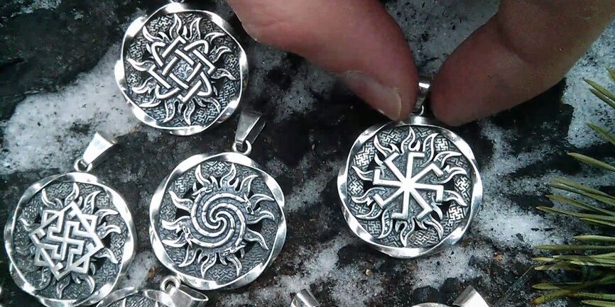 Slavic amulets that attract wealth made of silver