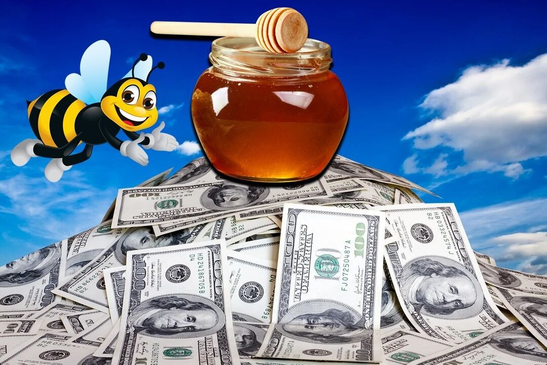 honey bill to attract money