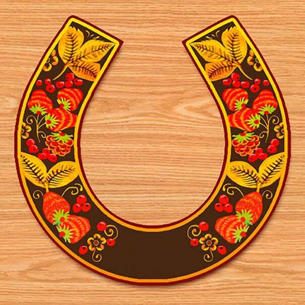 Enchanted horseshoe for good luck and wealth.