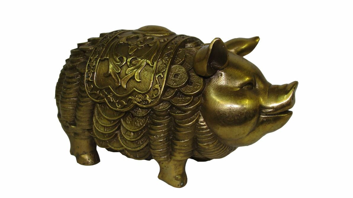 good luck and prosperity charm - pig